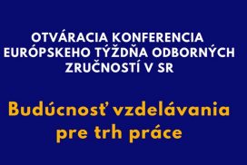 Budúcnosť vzdelávania pre trh práce, 23. 9. 2019