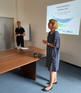 Spoločné raňajky v ŠIOV Branislav Hadár Ľubica Gállová