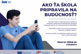 žiak vyplňa dotazník v mobile
